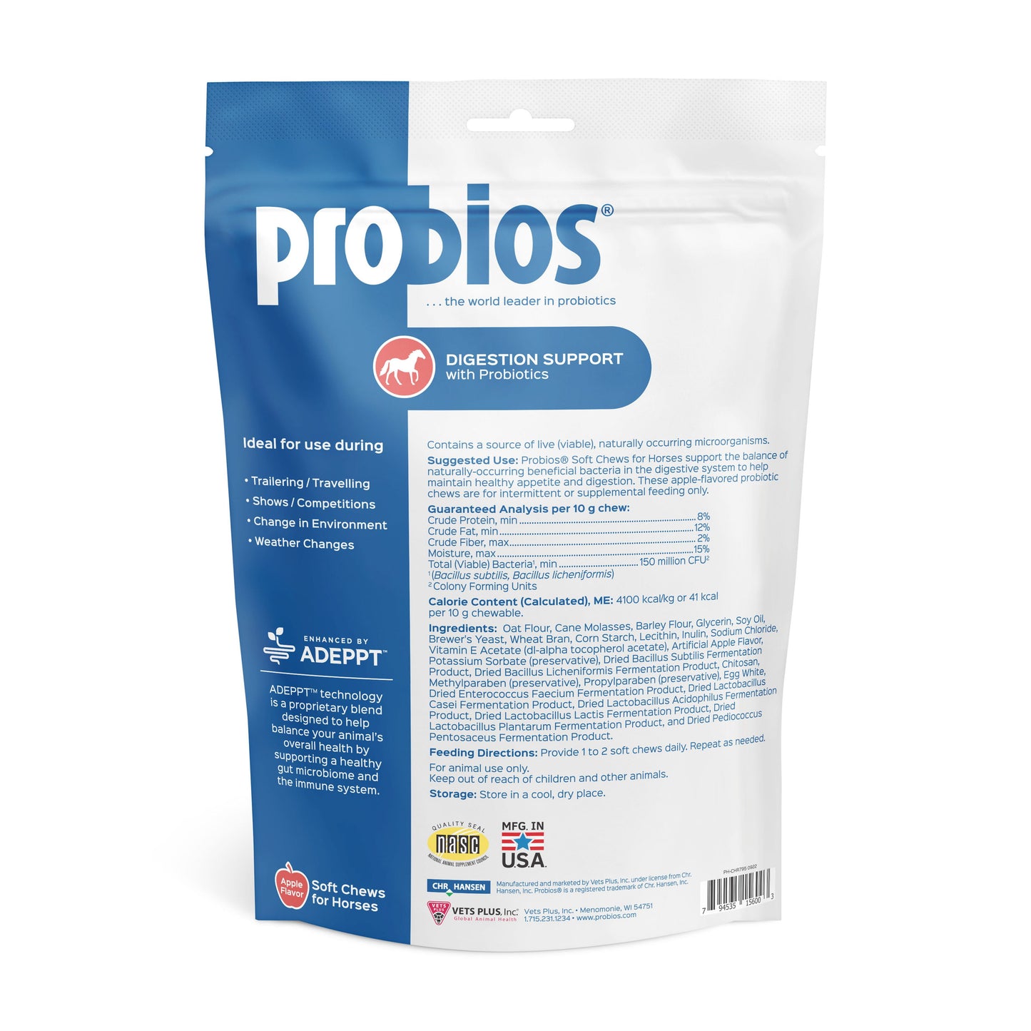 Horse Soft Chews Digestion Support, 60 Count