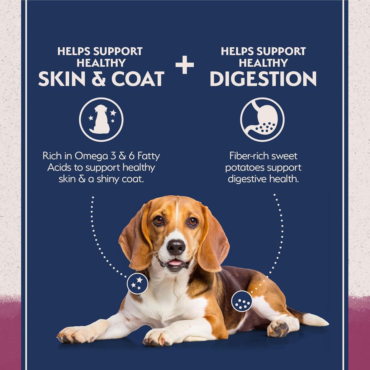 Limited Ingredient Adult Grain-Free Dry Dog Food, Reserve Sweet Potato & Venison Recipe, 4 Pound (Pack of 1)