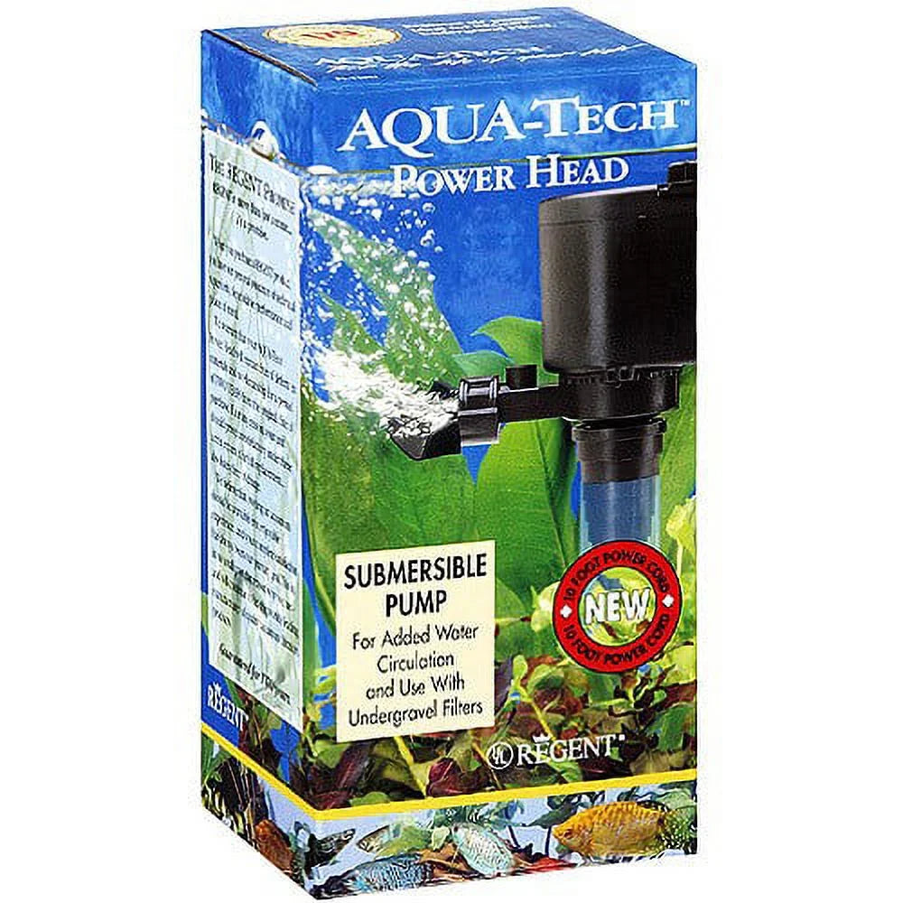 Power Head Submersible Black Pump for Aquariums, 1 Count