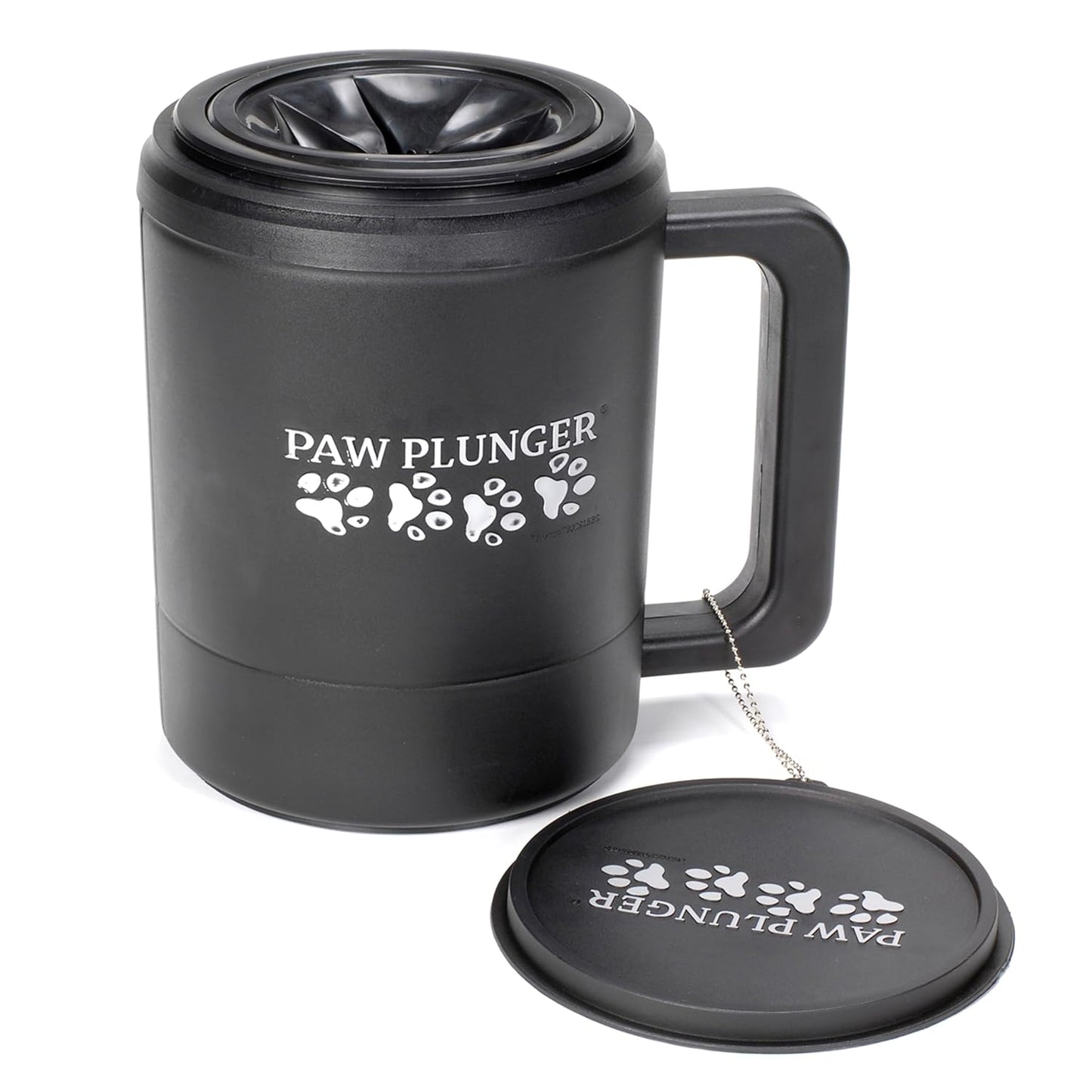 – Dog Paw Cleaner - Puppy Essentials - Portable Dirty Paw Washer - Ideal for Large Dogs - Black