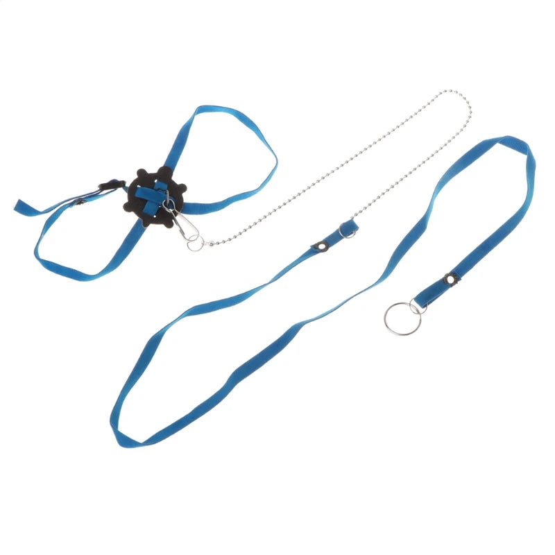 Pet Harness Reptile Leash Turtle Lizard Adjustable Outdoor Training Soft Strap Tortoise Reptile Adjustable Leashes