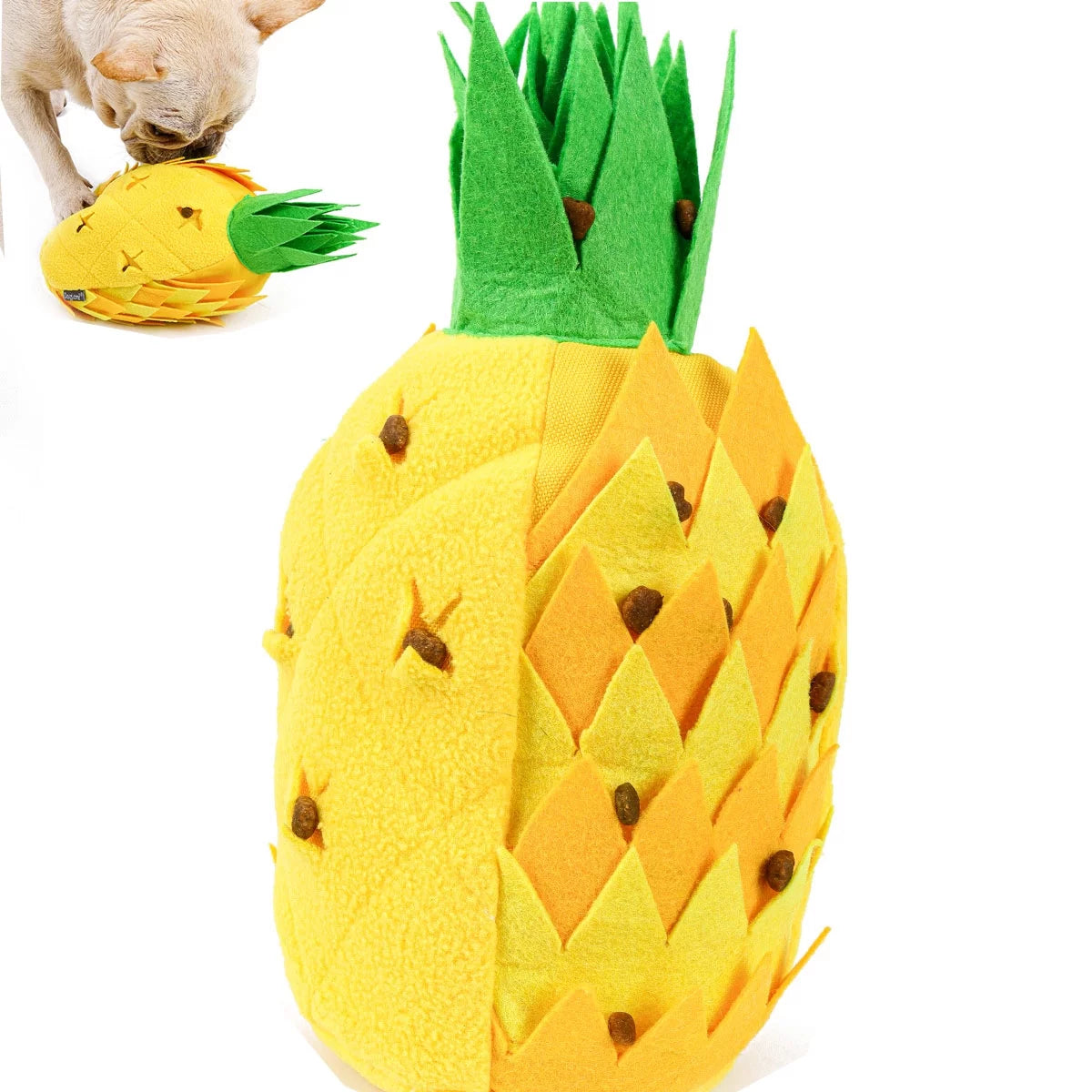 Dog Squeaky Toy, Interactive Dog Toy, Dog Puzzle Toy for Smelling Feeding Training, Dog Plush Toy for Small Medium and Large Dogs