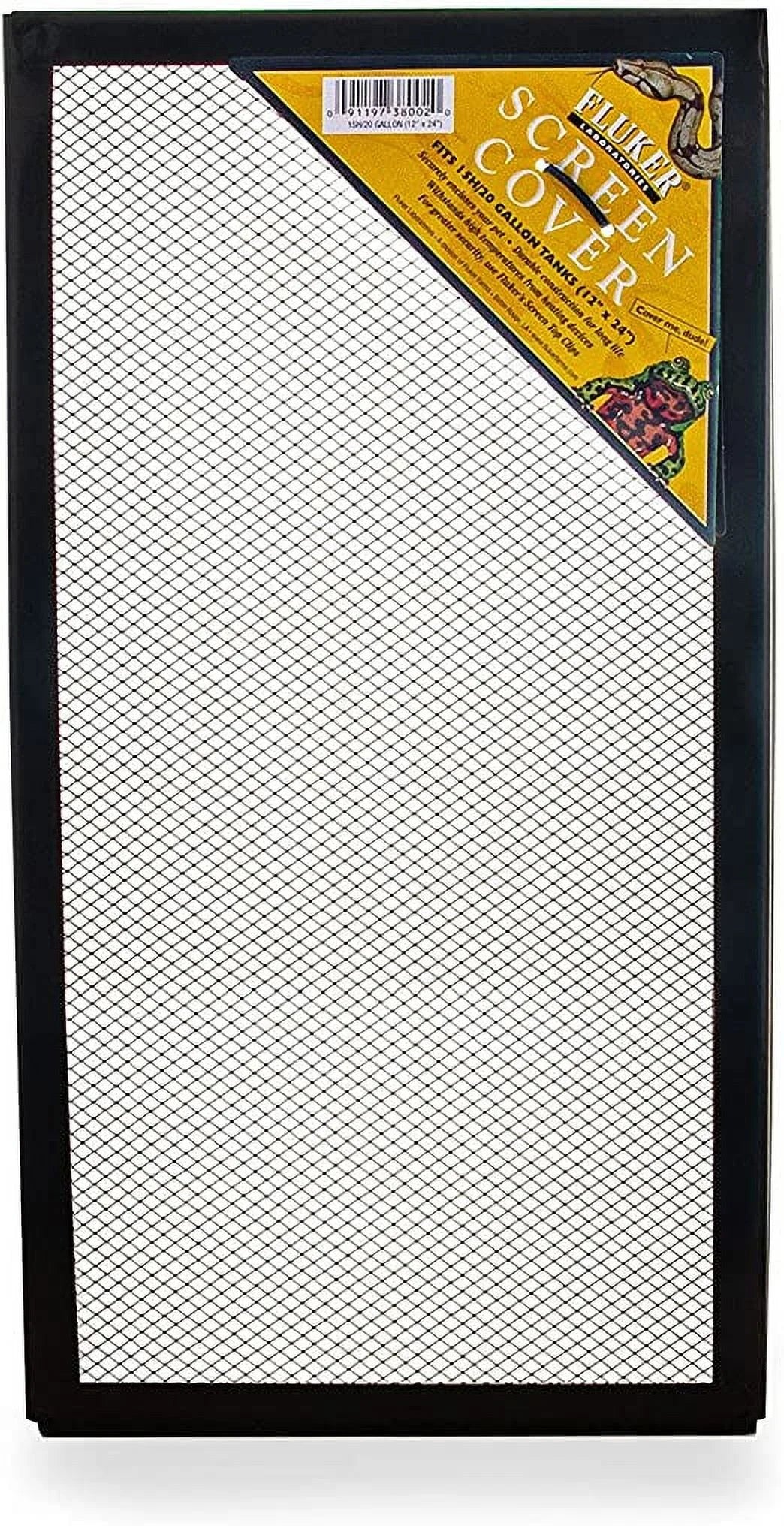 20-Gallon Pet Habitat Metal Screen Cover, 12"X24"