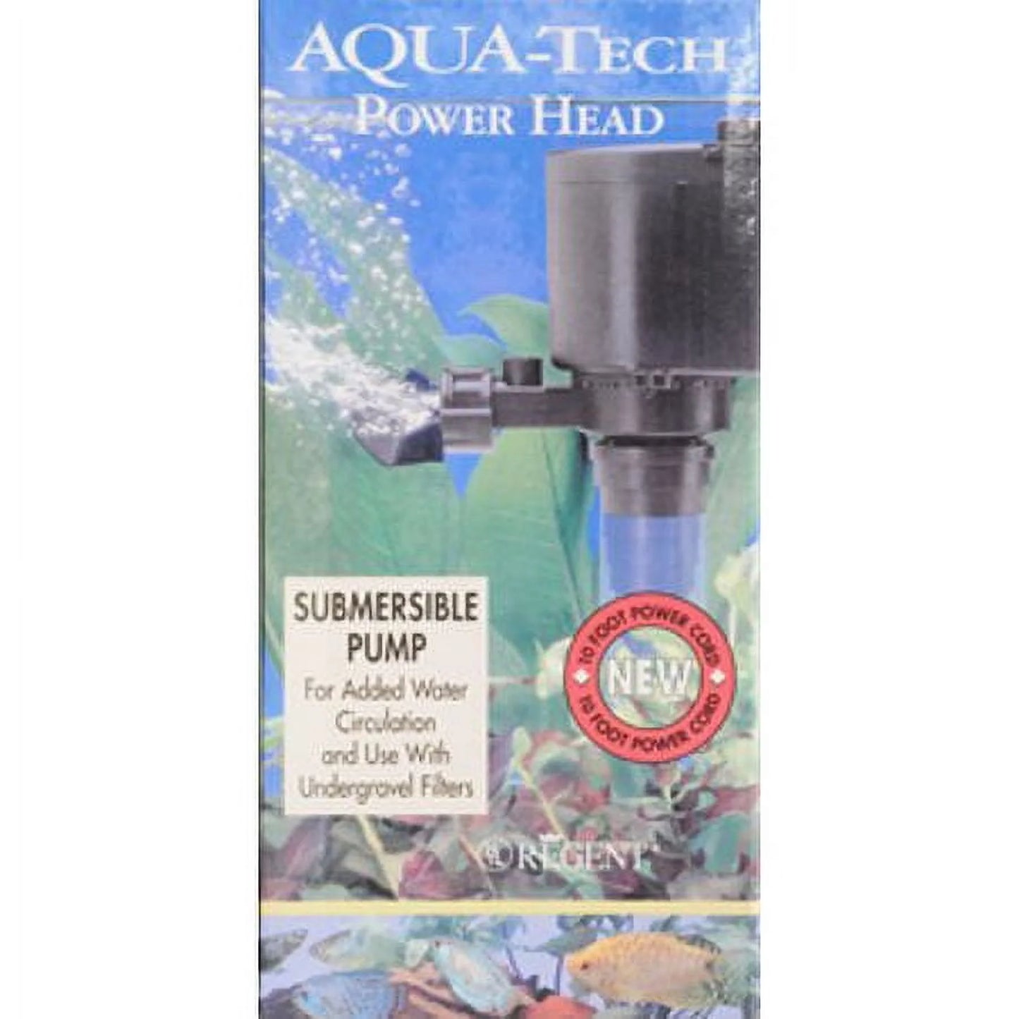 Power Head Submersible Black Pump for Aquariums, 1 Count